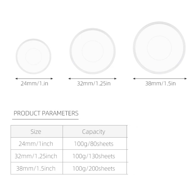 Planner Discs | Metal 32mm 1.25in.