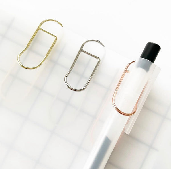 Stainless Steel Pen Holder Clip | Vertical