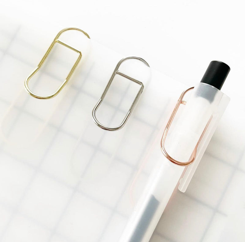 Stainless Steel Pen Holder Clip | Vertical