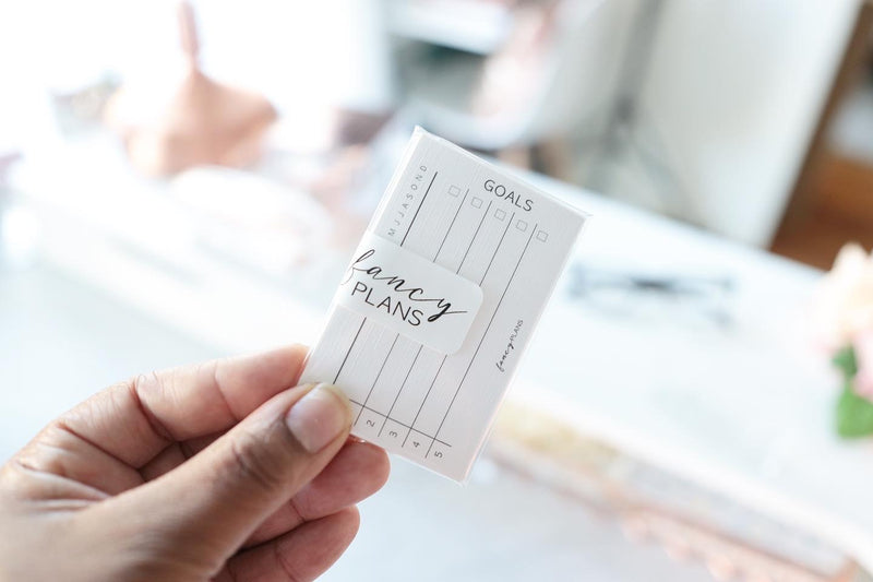 2 X 3 Goals Tracker Journal Task Cards
