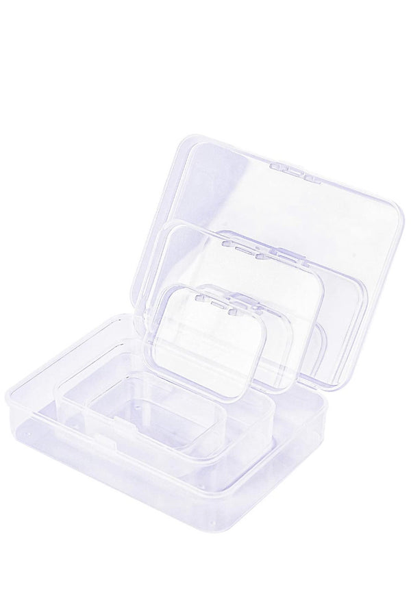 Clear Plastic Storage Container | 3 Sizes