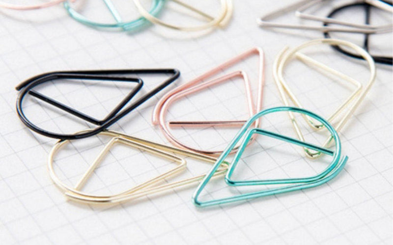 Metal Teardrop Paper Clips