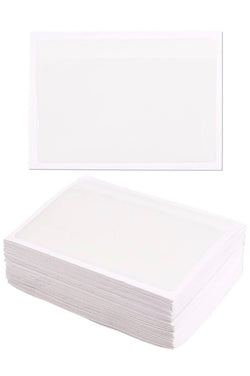 3 x 5 Adhesive Vinyl Pocket Index Card Size