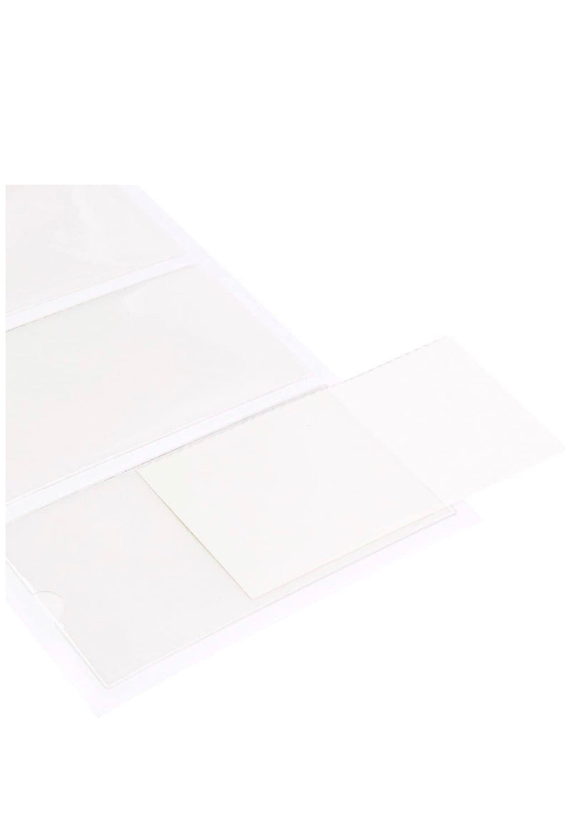 2 x 4 Clear Adhesive Poly Pocket