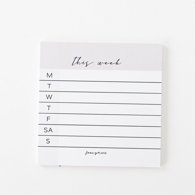 This Week Sticky Notes – Fancy Plans Co