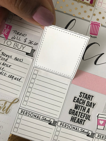 Gold Glitter Tri Fold Stickers – Fancy Plans Co