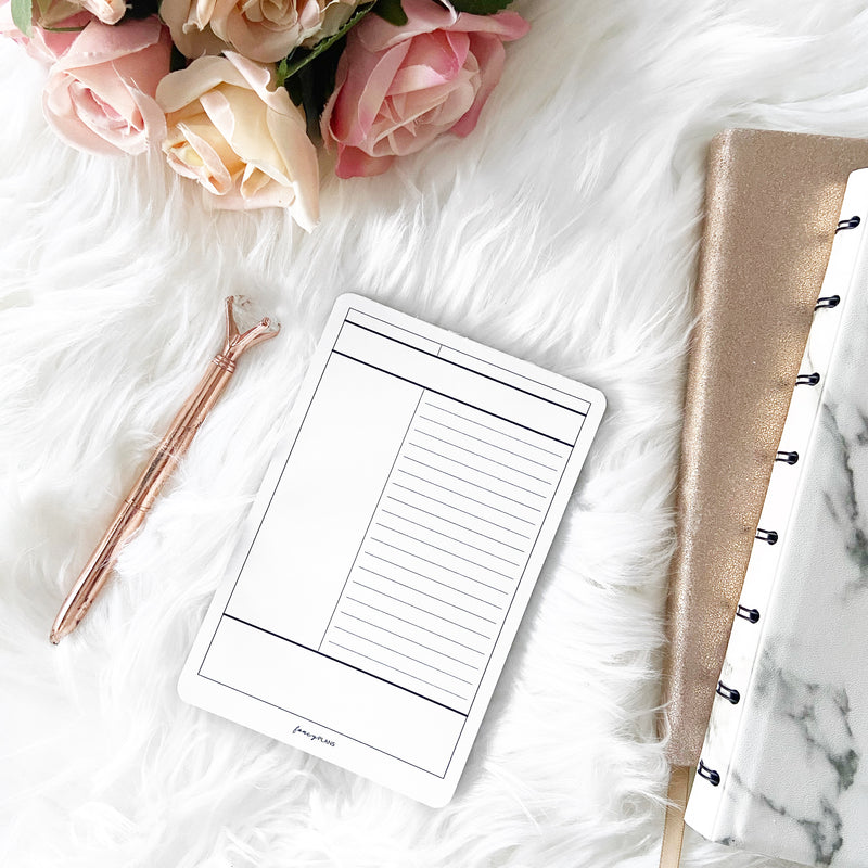 4 x 6 Notepad | Cornell Notes