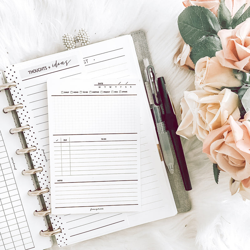 4 x 6 Notepad | Note Notetaking + Grid Notepads