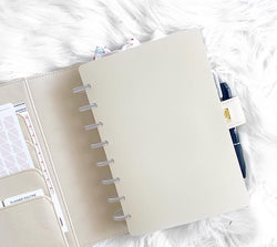 Poly Hard Plastic Planner Covers | CREAM