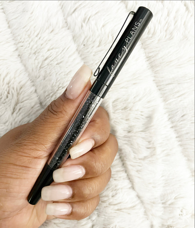 Crystal Pen | BLACK ON BLACK