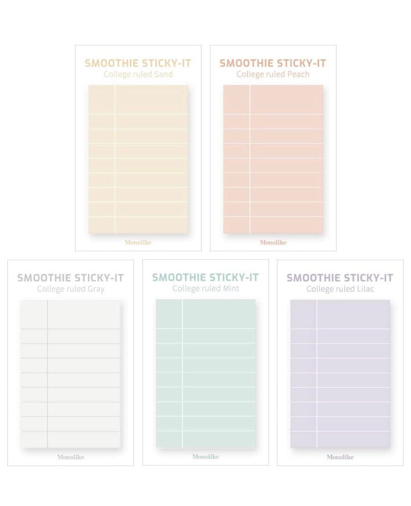 Colorful Sticky Notes | Ruled – Fancy Plans Co