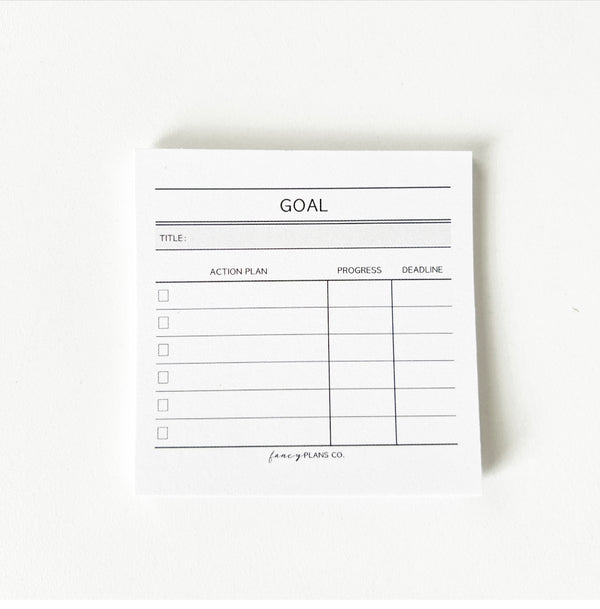 Goal Sticky Notes | 3 x 3in.