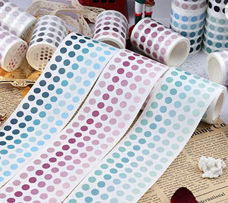 Washi Tape Dots Roll