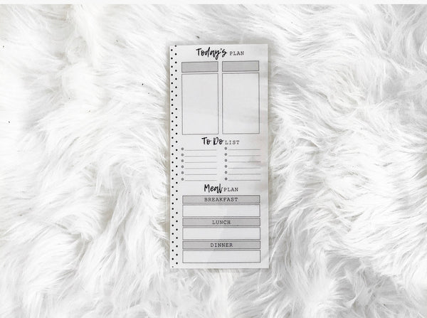 Today’s Plan White Board Insert <Half Sheet>