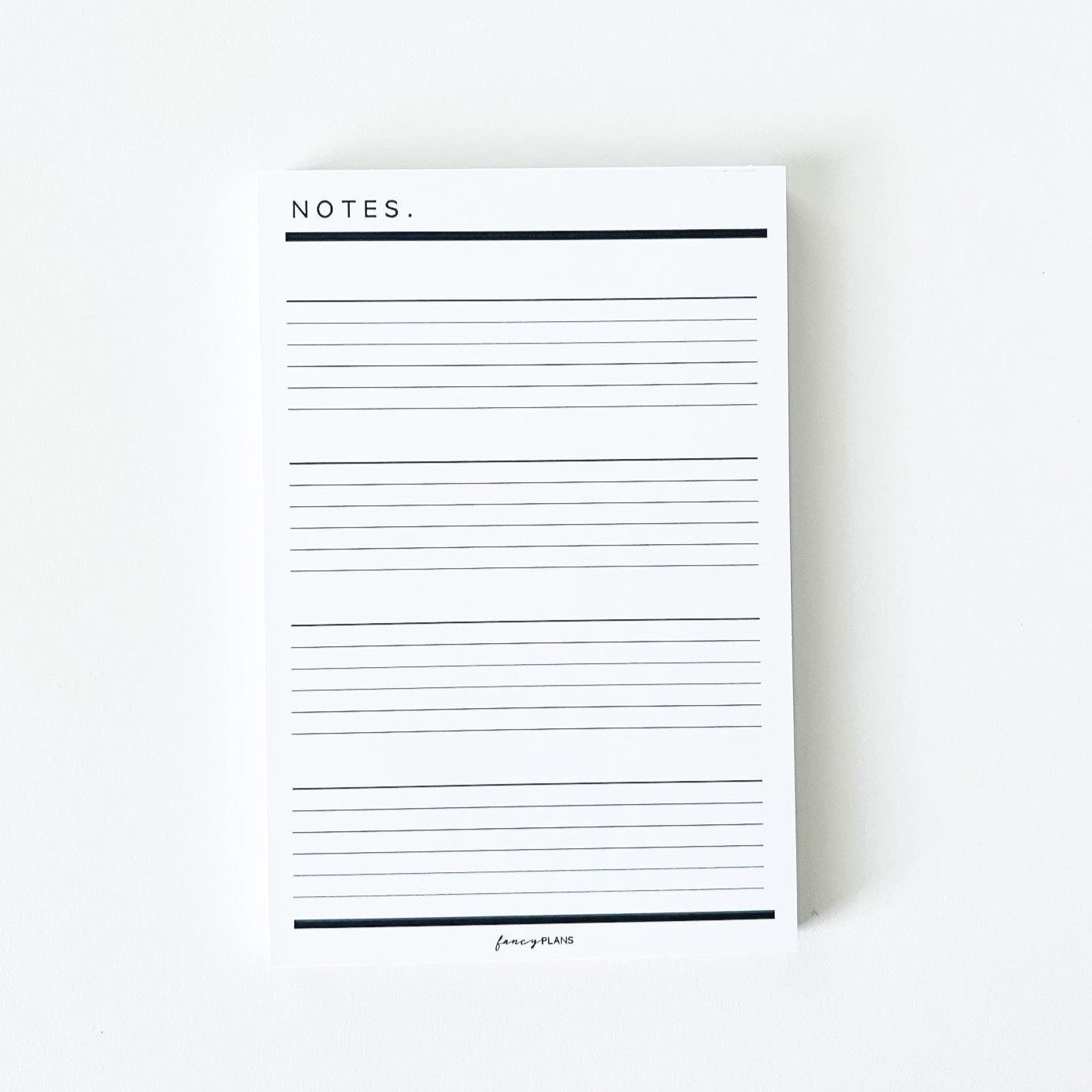 4 x 6 Notepad | Notes – Fancy Plans Co