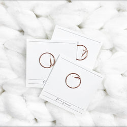 Circle Paper Clips | ROSE GOLD