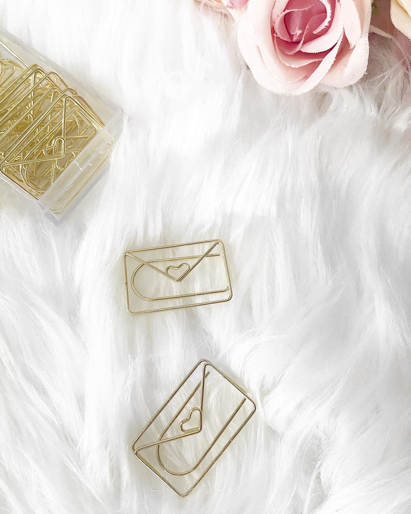 Envelope Paper Clips | GOLD