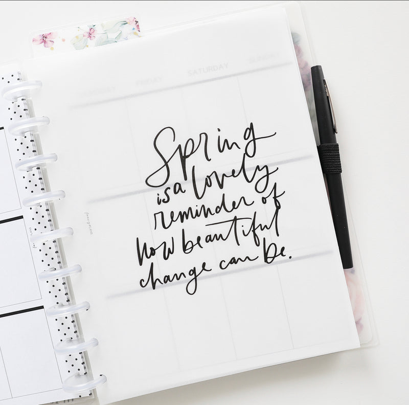 Spring Is a Lovely Reminder | Vellum Dashboard