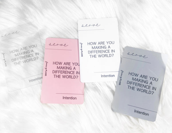 Plastic Intention Card | Serve