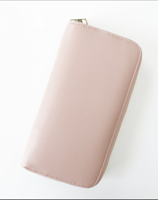 Rose Pink Pebble | Vegan Leather Wallet