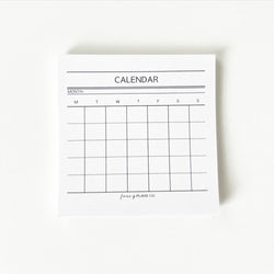 Calendar Sticky Notes | 3 x 3in.