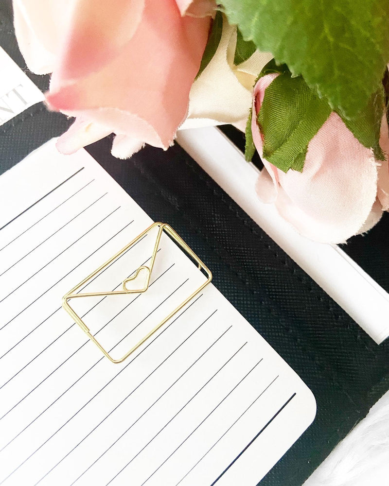 Envelope Paper Clips | GOLD